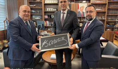 BARTIN MİLLETVEKİLİ ALDATMAZDAN OTC GENEL MÜDÜRÜNE ZİYARET..