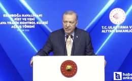 Cumhurbaşkanı Erdoğan, Esenboğa Havalimanı’nın yeni pisti ve kulesini hizmete açtı!