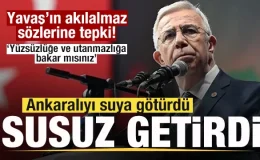 Mansur Yavaş Ankaralıyı ‘suya götürdü susuz getirdi…’
