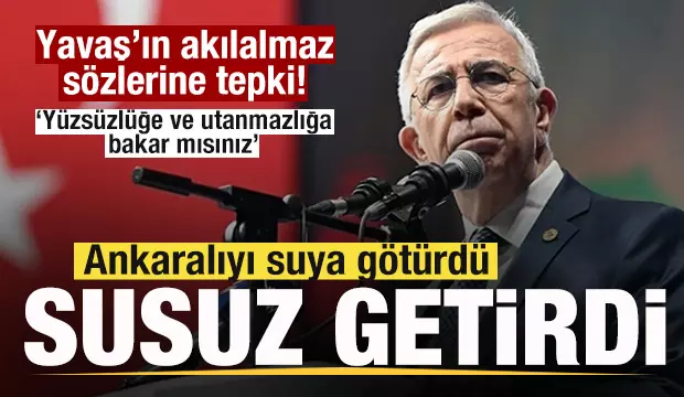 Mansur Yavaş Ankaralıyı ‘suya götürdü susuz getirdi…’