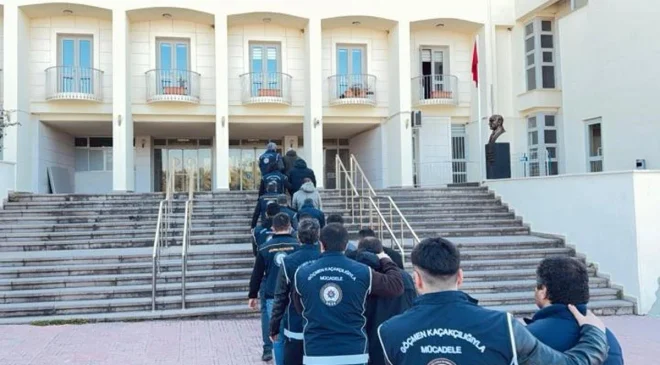 33 Kaçak Göçmen Yakalandı: 9 Organizatör Tutuklandı
