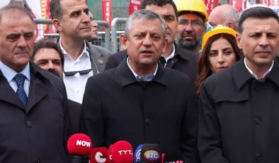 1 Mayıs kutlamalarına katılan Özgür Özel: Seneye Taksim’deyiz